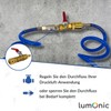 Lumonic Ball Valve 3/8 Inch with Quick Coupling and Plug