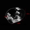 2pcs Clear Acrylic Eyelash Tape Dispenser Cutter Eyelash Extension Adhesive
