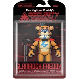 Five Nights at Freddy's Security Breach Funko 5 Inch Action Figure, Glam Rock Freddy / FIVE NIGHTS AT FREDDY'S : SECURITY BREACH 2020 FUNKO GLAMROCK FREDDY Overseas Game Horror App FNAF