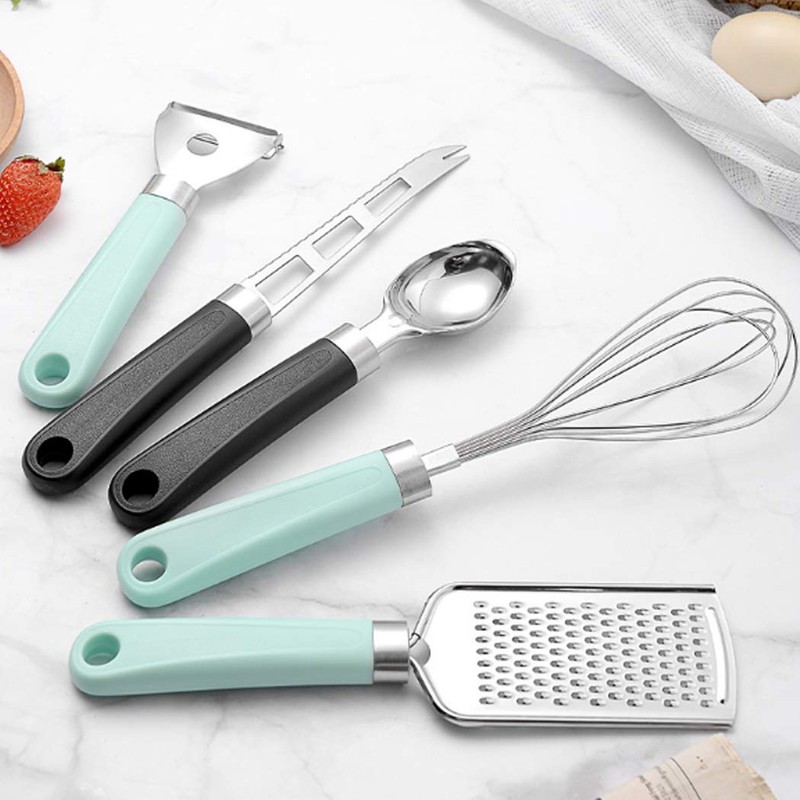 Hoshen 9-Piece Stainless Steel Kitchen Utensil Set(Original Box), Small Cookware