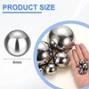 uxcell 200pcs Precision Balls 4mm Diameter G25 Solid Chrome Steel