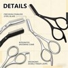 FunnAura 2 Pcs Eyebrow Scissors – Stainless Steel Brow Trimming