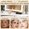 ROLOVE Vanity Mirror with Lights 22"x18", Lighted Makeup Mirror with