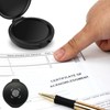 3pcs Fingerp/Rint Ink Pad,Black Stamp Pad for Fingerp/Rint Identification,Fing/Erprint Stamp