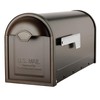 ARCHITECTURAL MAILBOXES Architectural Mailboxes 8830RZ-10 Winston Post Mount Mailbox, Rubbed