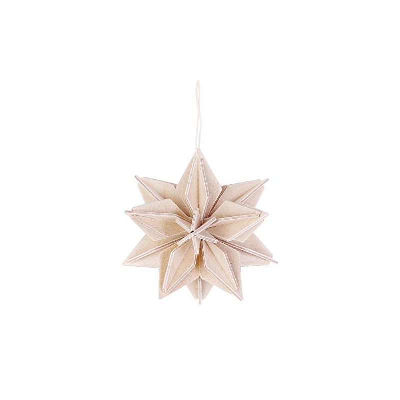 Lovi 2022 Star Ornament Card, 2.8 inches (7 cm), NT,