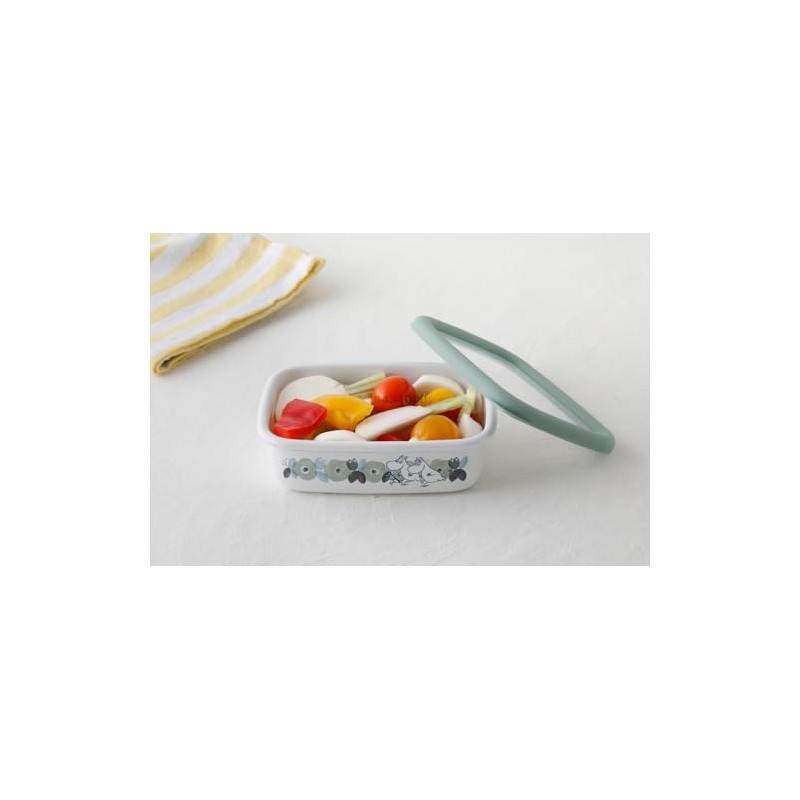 Fuji Hollow Moomin Flower Garden Shallow Square Container S