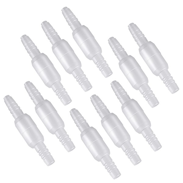 Oxygen Tubing Swivel Connector - 10 PCS Cannula Connectors, Avoid Tube Tangles (Male to Male)