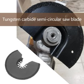 eMagTech Pack of 2 88 mm oscillating carbide alloy blades with grain particles, compatible with Dewalt DT20717 DCS355 blades for removing grout, multifunctional tool accessories