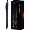 Linc Pentonic BR-T Premium Retractable Ball Point Black Pens 0.7