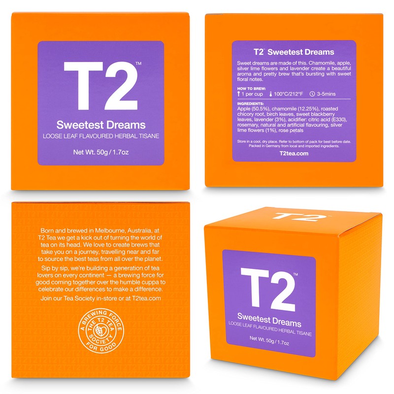 T2 Tea Sweet Dreams Herbal Loose Leaf Herbal Tea In
