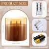 Retisee 1 Pcs 6'' x 6'' Extra Large Flameless Candles,