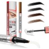 Lápiz de Cejas 2 en 1 con Gel y Cepillo,