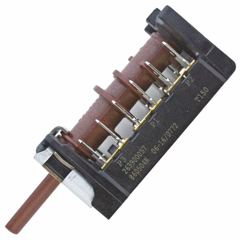 SPARES2GO 5 Position Function Grill Selector Switch for Beko Oven