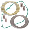 Caltric Clutch Friction Plates And Gasket Kit for Honda VF700C