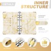 Taope Budget Planner, 6-Ring A6 Budget Binder, Money Organiser, with