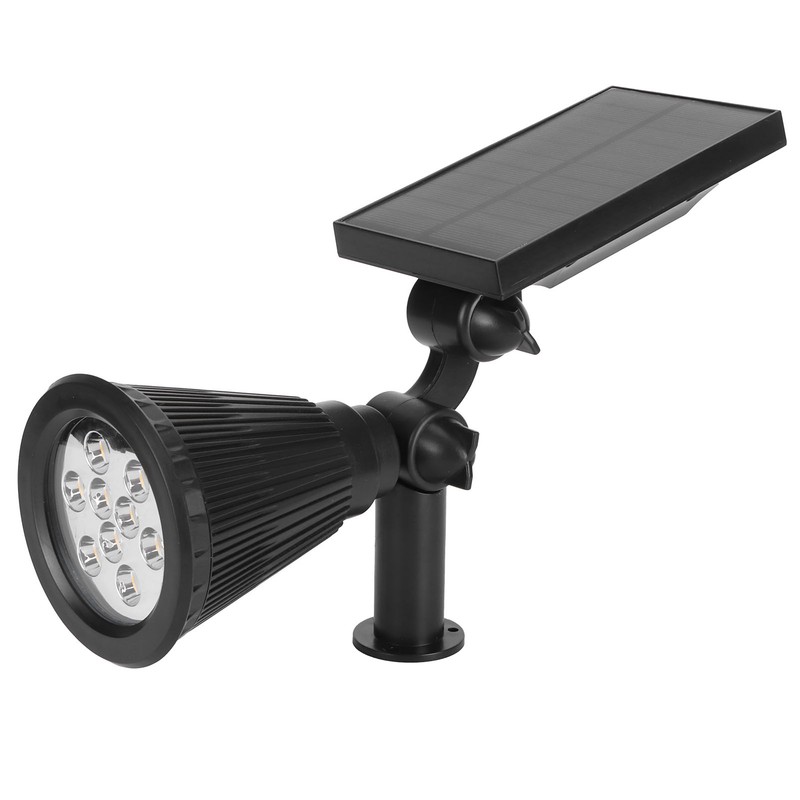 9LED Chips Solar Spotlights LED Solar Landscape Lights for Outdoor