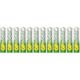 GP ReCyko+ AAA Rechargeable 800mAh 12 Batteries