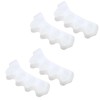 Soft Gel Toe Spacers, 2 Pairs, for Bunions & Plantar