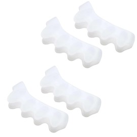 Soft Gel Toe Spacers, 2 Pairs, for Bunions & Plantar Fasciitis Relief