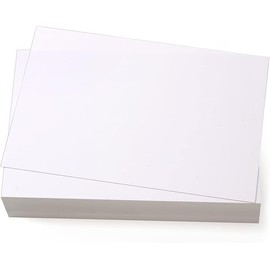 Utron 56 Pack 5x7 White Blank Cardstock Paper, 250GSM Thick, 90 lb, Printable on Both Sides