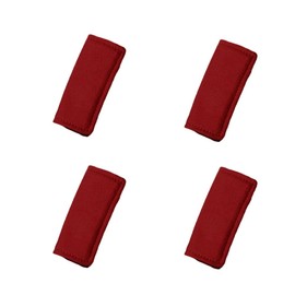 Asudaro Auto Haltegriff Abdeckung, Atmungsaktiver Weicher Autogriff Schutz Wildleder Auto Haltegriff Abdeckung Auto Innentürverkleidung Zuggriff Trim Cover Universell Für Autos, Suvs Rot-4Stk