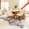 Easycozy Faux Cowhide Rug Large Cow Print Rug 4.6 x