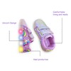 YESKIS Toddler Girls Light Up Shoes LED Flashing Cartoon Barefoot
