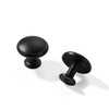 5 Pack Cabinet Knobs Matte Black Drawer Knob Kitchen Hardware
