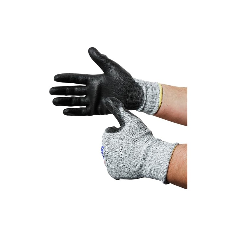Ebyreo – TRADE® Cut-Resistant Gloves PU Coated, Protection Class 5