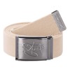 2Stoned Stretch Belt Elastic Unisex Matte Buckle Embossed Width 4