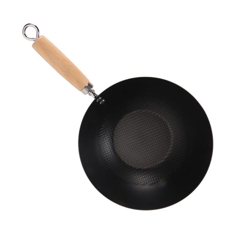 Frying Pan Even Heating Smooth Coating Multifunctional Iron Pot with