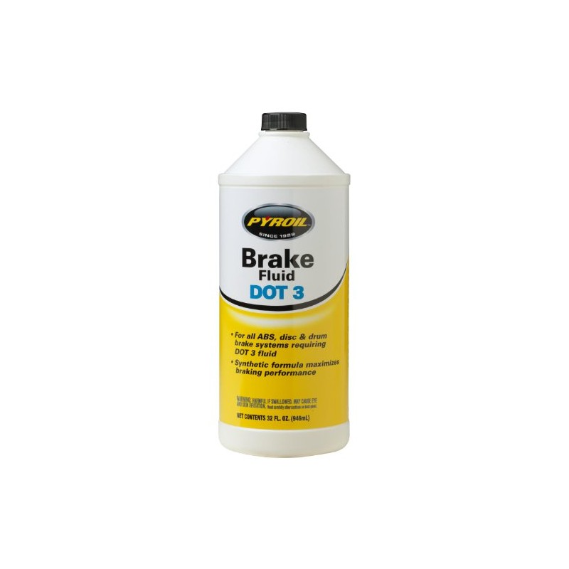 Pyroil PYBF32 DOT 3 Brake Fluid - 32 oz.