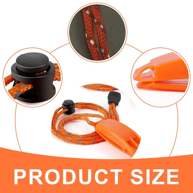 BEPSYOM Super Loud Survival Whistle with Two Sound Chambers, Super