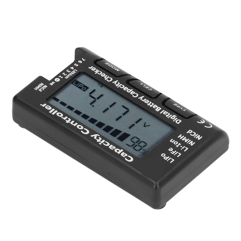 Digital Battery Capacity Checker Voltage Tester Capacity Percentage Meter for