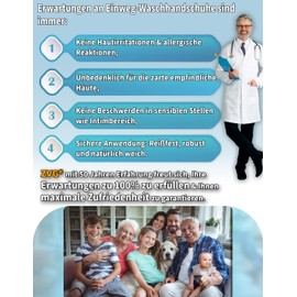 DeLuxe Premium Disposable Face Cloths - Highest Clinical Standards - Disposable Wash Cloths - Disposable Wash Gloves - Ideal for Babies and Adults (XL, 100 Pieces)