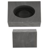 Graphite Mold High Temperature Resistance 3x4x6cm Ingot Shape Smelting Molds
