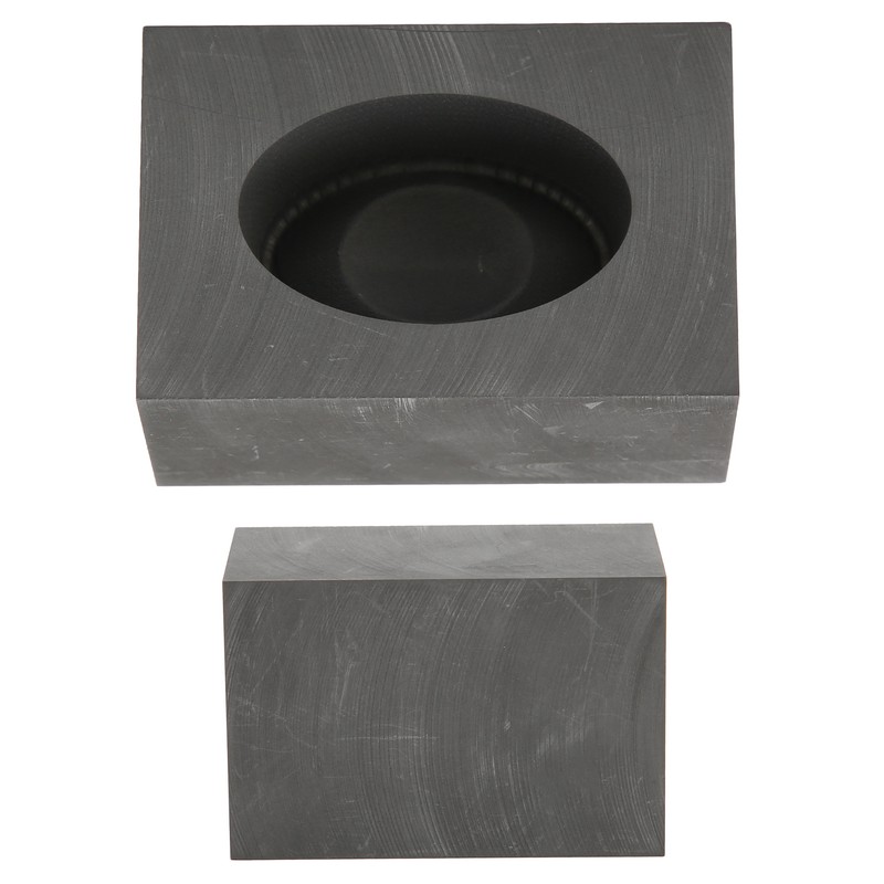 Graphite Mold High Temperature Resistance 3x4x6cm Ingot Shape Smelting Molds