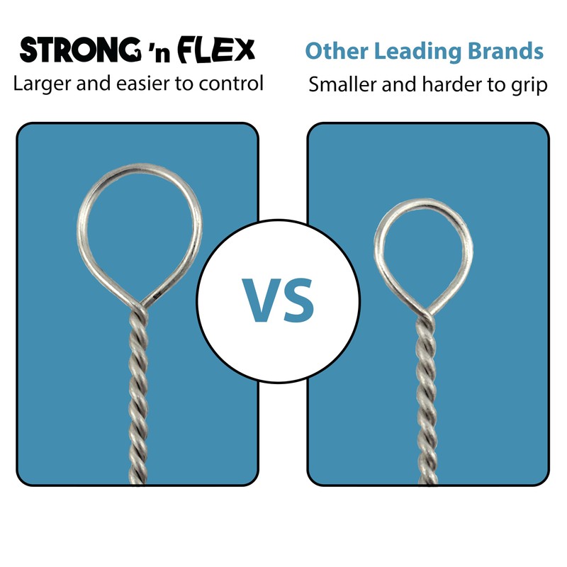 Strong 'n Flex Nylon Straw Cleaner Brushes – Fan-Shaped End