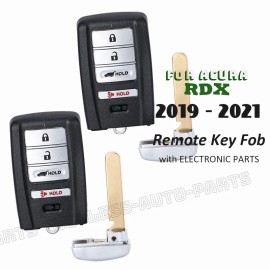 KeylessAutoParts 2x KR5T21 for Acura RDX 2019 2020 2021 Keyless Remote Smart Key 72147-TJB-A11