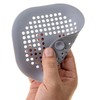 Universal Drain Strainer, Set of 2, Grey, Made of TPR