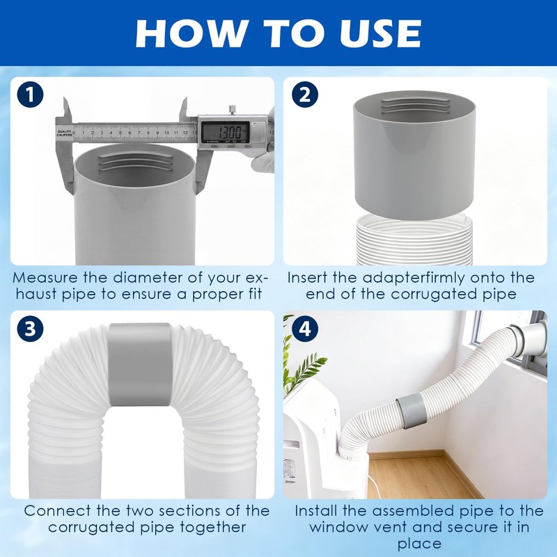 Air Conditioner Hose Extention Coupler 150mm/5.9in Universal Thread