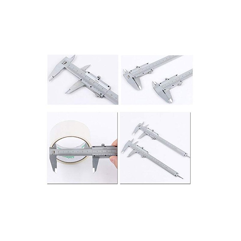 SUPERTOOL 0-200mm Stainless Steel Vernier Caliper Measuring Tool Professional Caliper