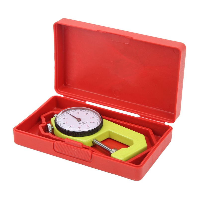 Thickness Gauge 0.1mm High Accuracy 0 to 20mm Range Round