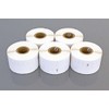 vhbw Set of 5 label rolls 41 mm x 89