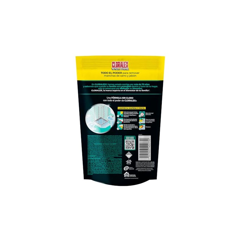 Cloralex Total Power - Espuma Activa - Sin cloro