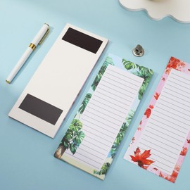 Candcamp 2 Pack Magnetic Shopping List Pad 1 Magnetic Pen Clip 100 Tear Off Sheets Magnetic Grocery List Magnetic Notepad Magnetic Pen Holder For Fridge