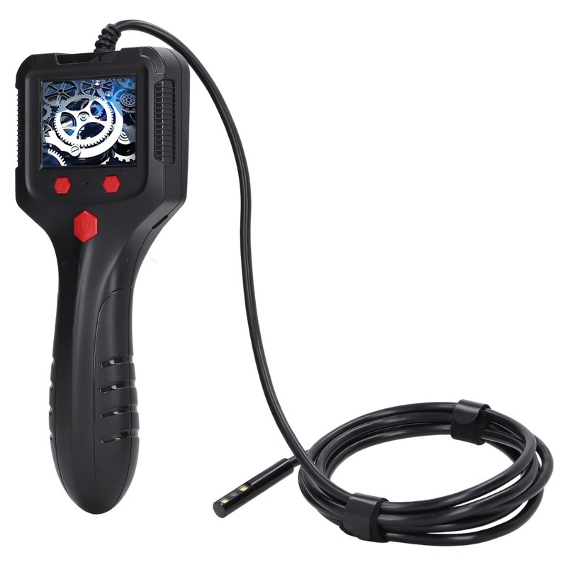 2.4in Screen Industrial Endoscope 8mm Dia Waterproof Lens Borescope Camera