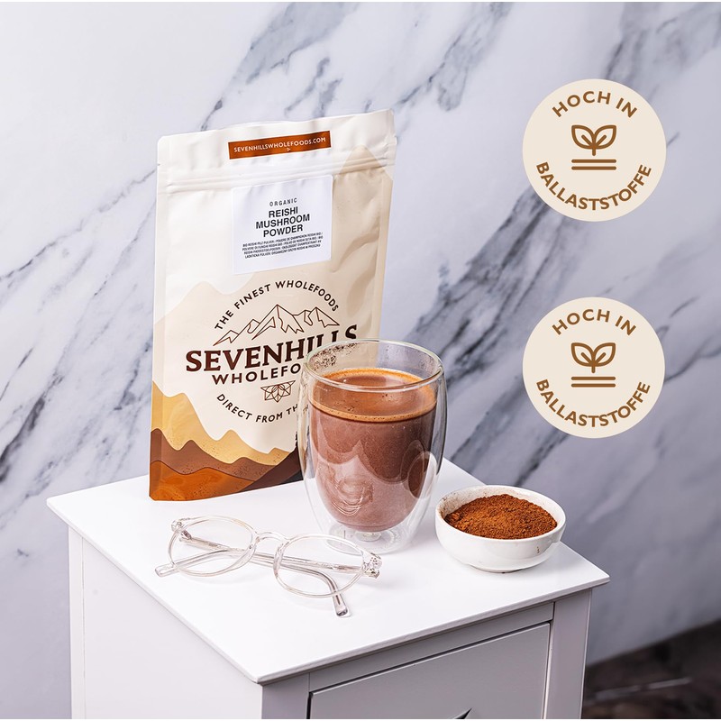Sevenills Wholefoods Organic Reishi Mushroom Powder 100 g