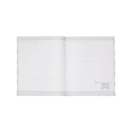 Kate & Milo Chevron Babybook, Spanish, Gender-Neutral Baby Memory Book, Spanish Baby Milestone Keepsake Book, Five Year Baby Spanish Journal, Baby Boy Photo Album, Perfect Baby Book, Gray